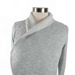 Derek Heart Womens Open Front Gray Shrug Cardigan Sweater M